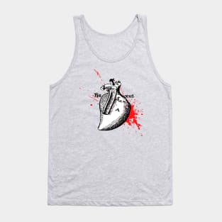 Blood Splattered Heart Tank Top